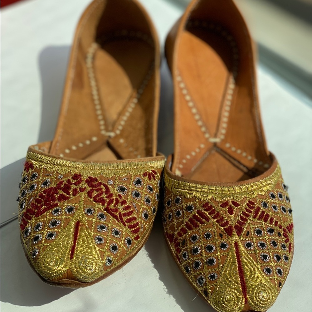 Moroccan Leather Slipper Shoes for Women